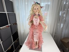 Bambola artistica Ute Kase Lepp bambola di porcellana da collezione 78 cm. Ottime condizioni.