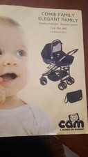 Vendo trio combi della Cam, composto da passeggino con cappottina e zanzariera,