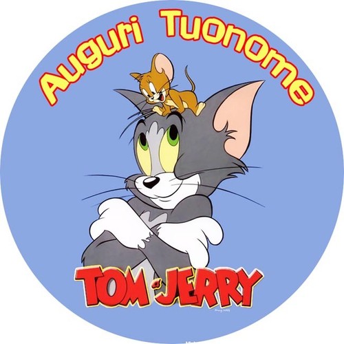 Cialda tom gerry decorazione - cialda, e