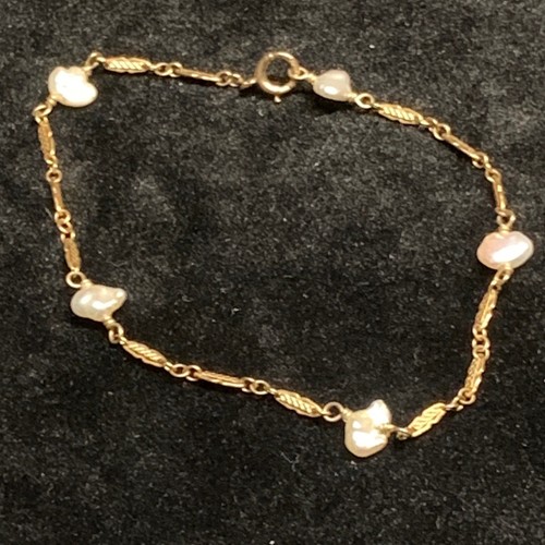 Bracciale vintage oro 12k - oro,