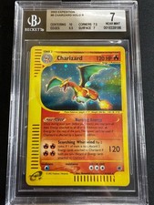 Pokemon Charizard 6/165 Expedition Rare Holo Unlimited Wizards ENG BGS 7 sub 10