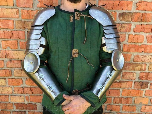 Coppia pauldrons medievali - coppia,