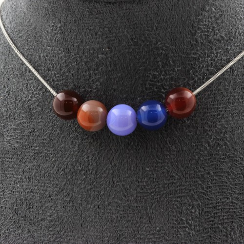 Collana perle agata - perle,