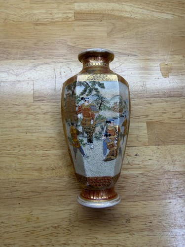 Antico vaso satsuma giapponese - satsuma,