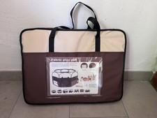 Fabris Play Pen Tent Soft Foldable For Pet Puppy Portable Travel - Size L