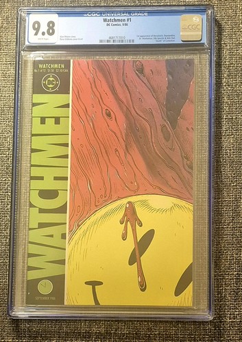 Watchmen cgc wp alan - 1, 9.8