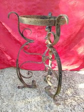 antico porta vaso in ferro