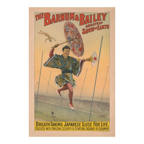 Poster circo barnum bailey - barnum,