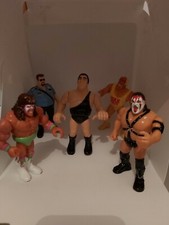 WRESTLING HASBRO WWF WWE  RING LOTTO 5 ACTION FIGURE ottimi