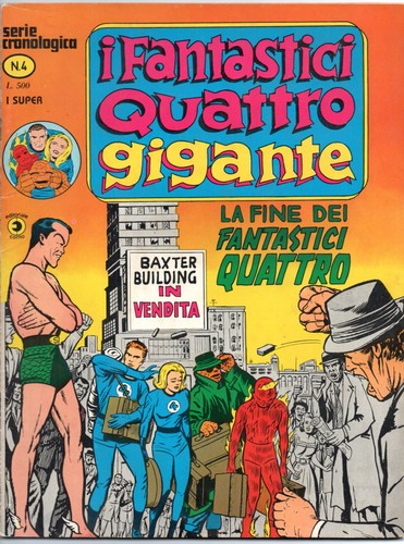 Fantastici quattro gigante - fantastici, 4