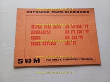 SWM Silver Vase-Reg.-Cross 125-175-250 7V 1977 catalogo ricambi TELAIO originale