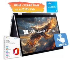 2024 Acer Aspire Laptop 14" 2-in-1 Touch 8-Core Intel i3 8GB di RAM fino a 1TB SSD