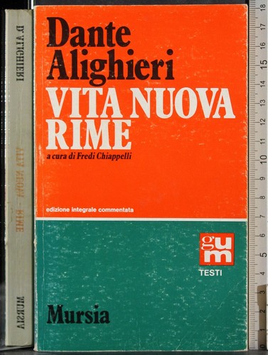 Vita nuova rime dante - vita,