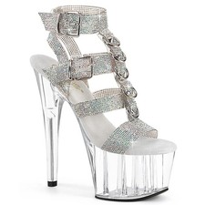 Pleaser 7" plateau strass