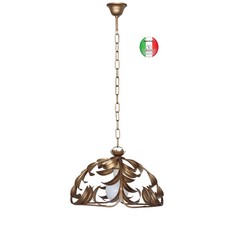 Lampadario ferro battuto a - ,
