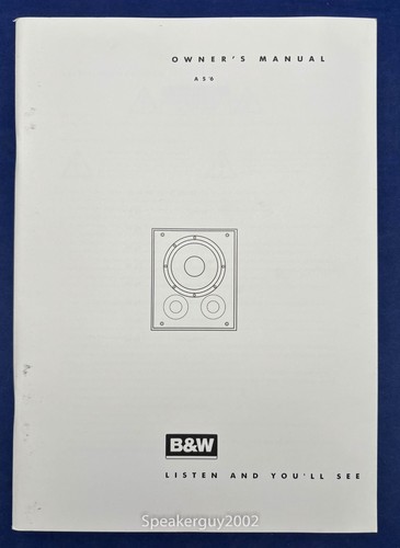 Subwoofer originale bowers - subwoofer,