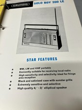GRUNDIG SOLO BOY 200 LE