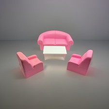 Barbie Mattel rosa divano 2