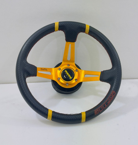 Volante momo pelle racing - volante,