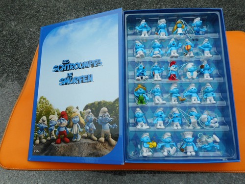Lot schtroumpfs mini smurf - 28,