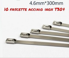 10 Fascette Metalliche in