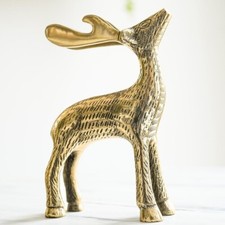 Aluminum Reindeer Sculptures