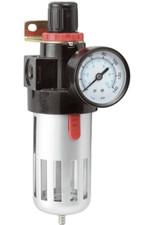 RIDUTTORE DI PRESSIONE MANOMETRO FILTRO CONDENSA ARIA COMPRESSA 1/4 3/8 1/2