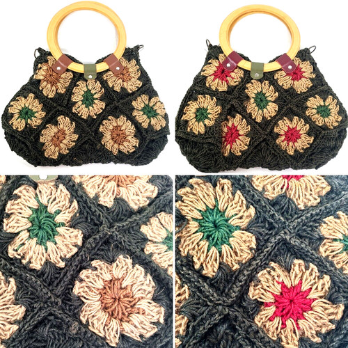 Borsa mano all uncinetto - a,