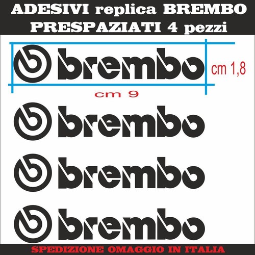 Kit adesivi brembo - kit,