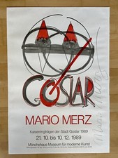 Mario Merz + Firmato + 1989 + Arte Povera + Conferimento Anello Imperiale Goslar +