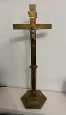 Crocifisso da Tavolo/Altare in Metallo di dimensioni 52 X 19 cm