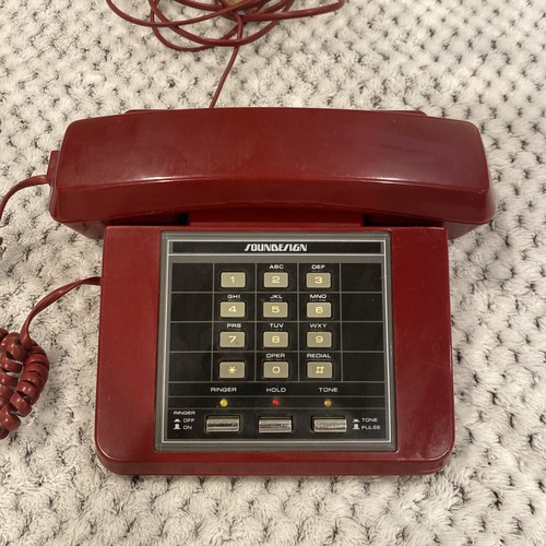 Telefono desktop vintage sound