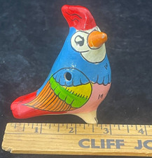 Fischietto artigianale per uccellini in argilla fatto a mano - ASCOLTA!