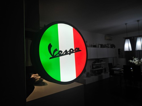 Insegna luminosa vespa - insegna,