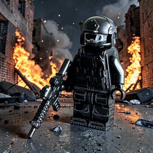 Minifigure soldatino militare