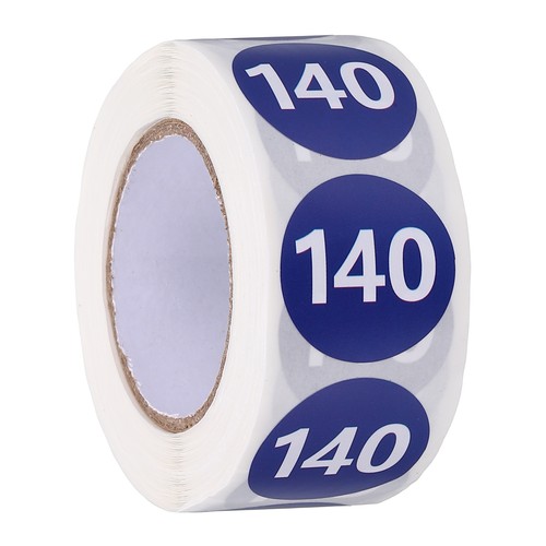 500 pezzi rotolo adesivi - pezzi,