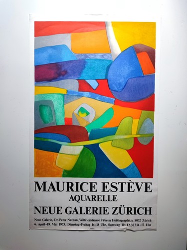 Maurice estève affiche - maurice,