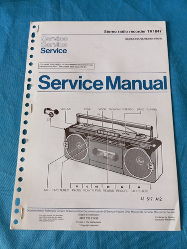 Philips tr1847 stereo - philips, radio