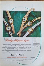 OROLOGI LONGINES - ADVERT PUBBLICITA' D'EPOCA ADVERTIS ADV-SEL