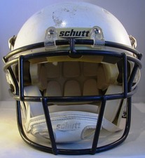 Casco Da Football Schutt DNA Recruit Bianco, M, Maschera Faciale EGOP, Nera