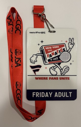 Pass inaugurale fanatics fest - pass,