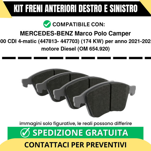 Pastiglie freno anteriori - freno,