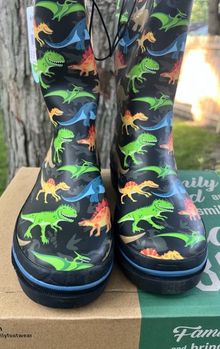 Stivali pioggia dinosauro - pioggia,
