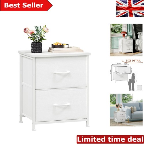 Comodino moderno bianco con