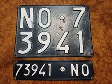  TARGA AUTO D’EPOCA COMPLETA