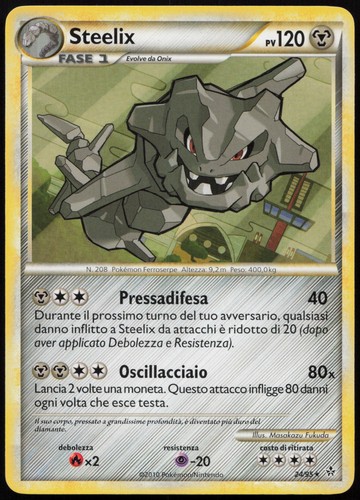 Pokemon tcg steelix 95 - pokemon, 24/95