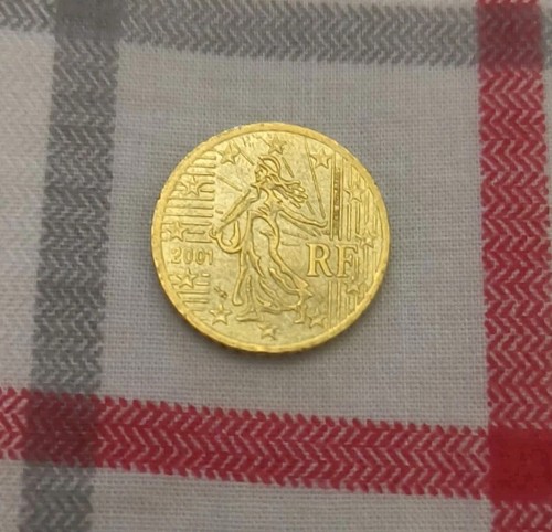 Moneta centesimi francia rf - francia,