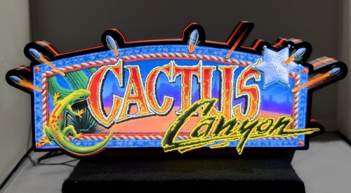 Insegna spilla logo cactus - insegna,