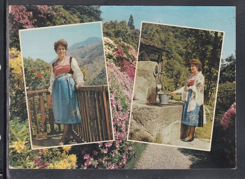 Cartolina valsesia costume - cartolina,