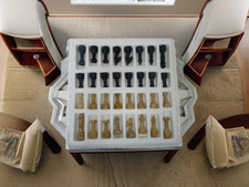 Set Pezzi Scacchi in Corallo e